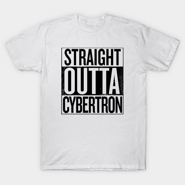 Straight Outta Cybertron Transformers T-Shirt by Rebus28